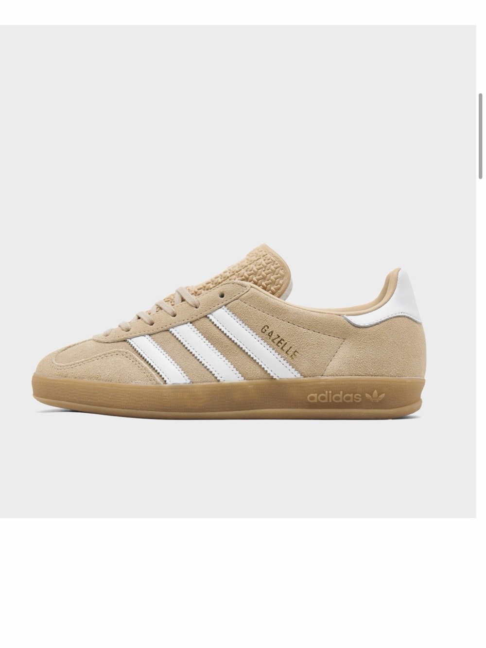 adidas gazelle Women’s Sneakers in Beige and White